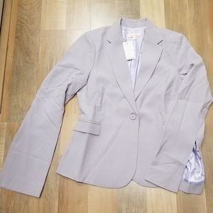 Trendy Chic Lilac Blazer Jacket